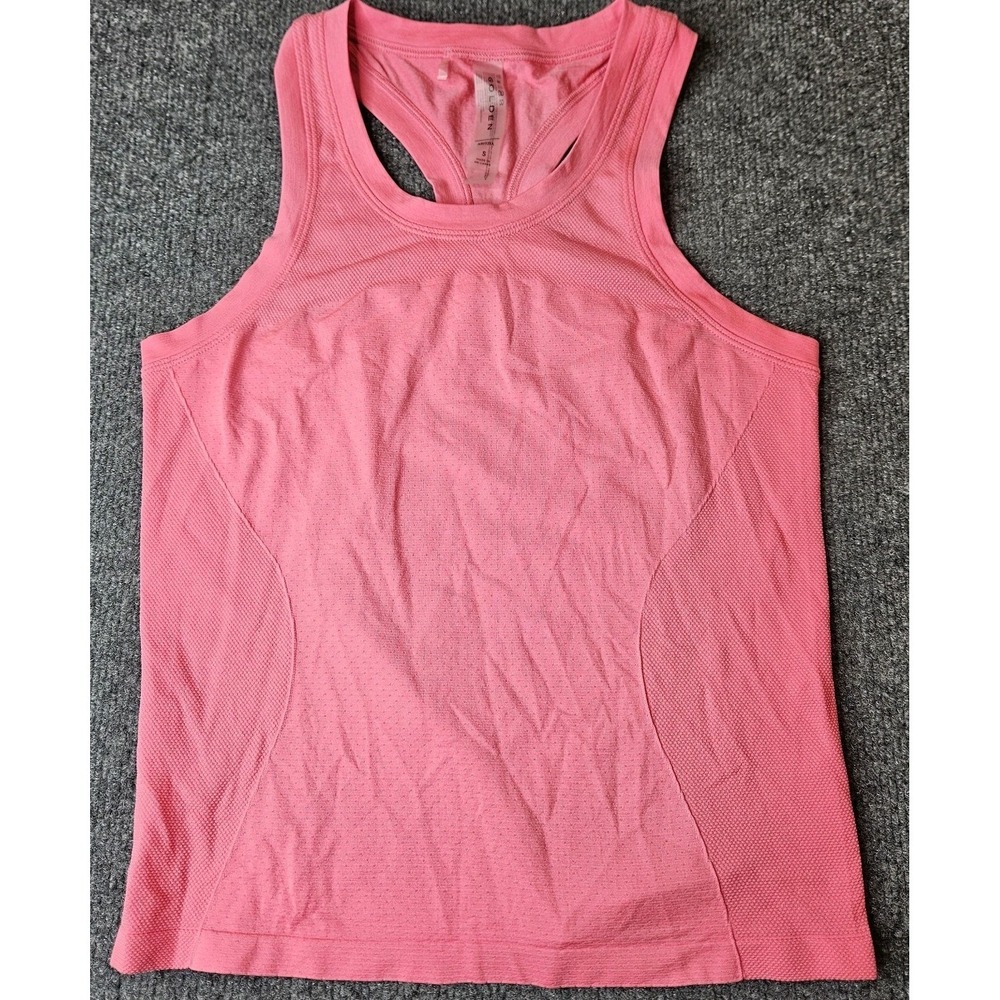 Golden‎ Aritzia Womens Athletic Tank Top Size Small Pink Racerback